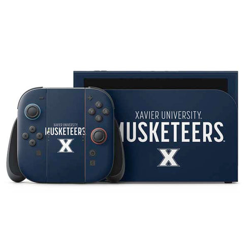 Xavier University Muskateers Nintendo Switch 2 (2025) with Joy-Con Skin